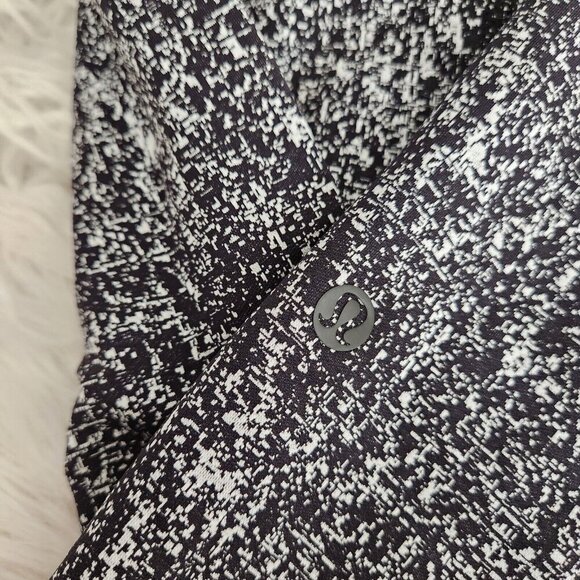 Lululemon Jet Pants 6 Power Luxtreme Suited Jacquard Black White Athleisure - Picture 10 of 14